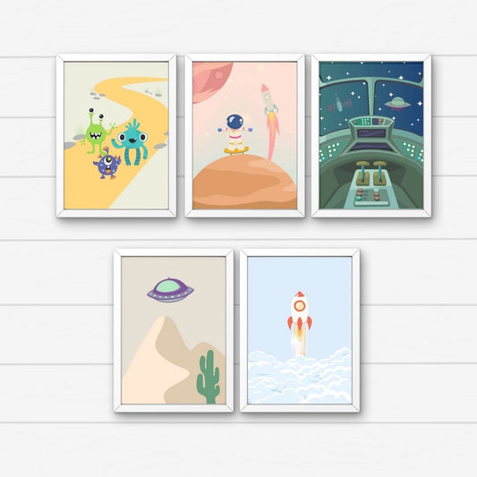 Bundle - Set of 5 - Aliens & Space